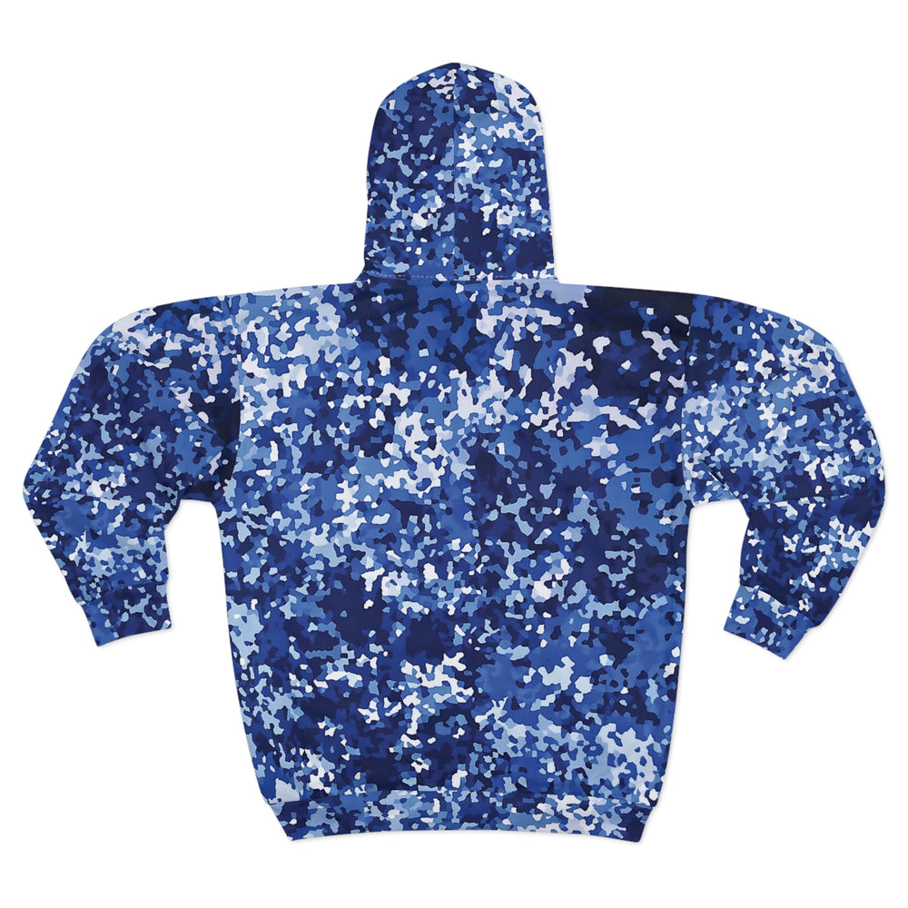 Belgian M19 NFP-Navy Camo Unisex Zip Hoodie