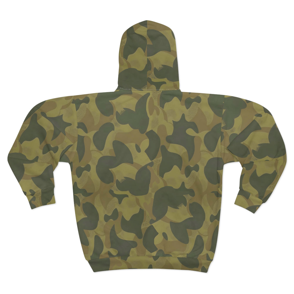 Belgian Moon and Balls Camo Unisex Zip Hoodie