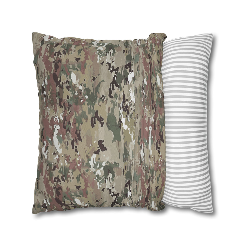 Scorpion Camouflage Spun Polyester Square Pillowcase By Equippage.com