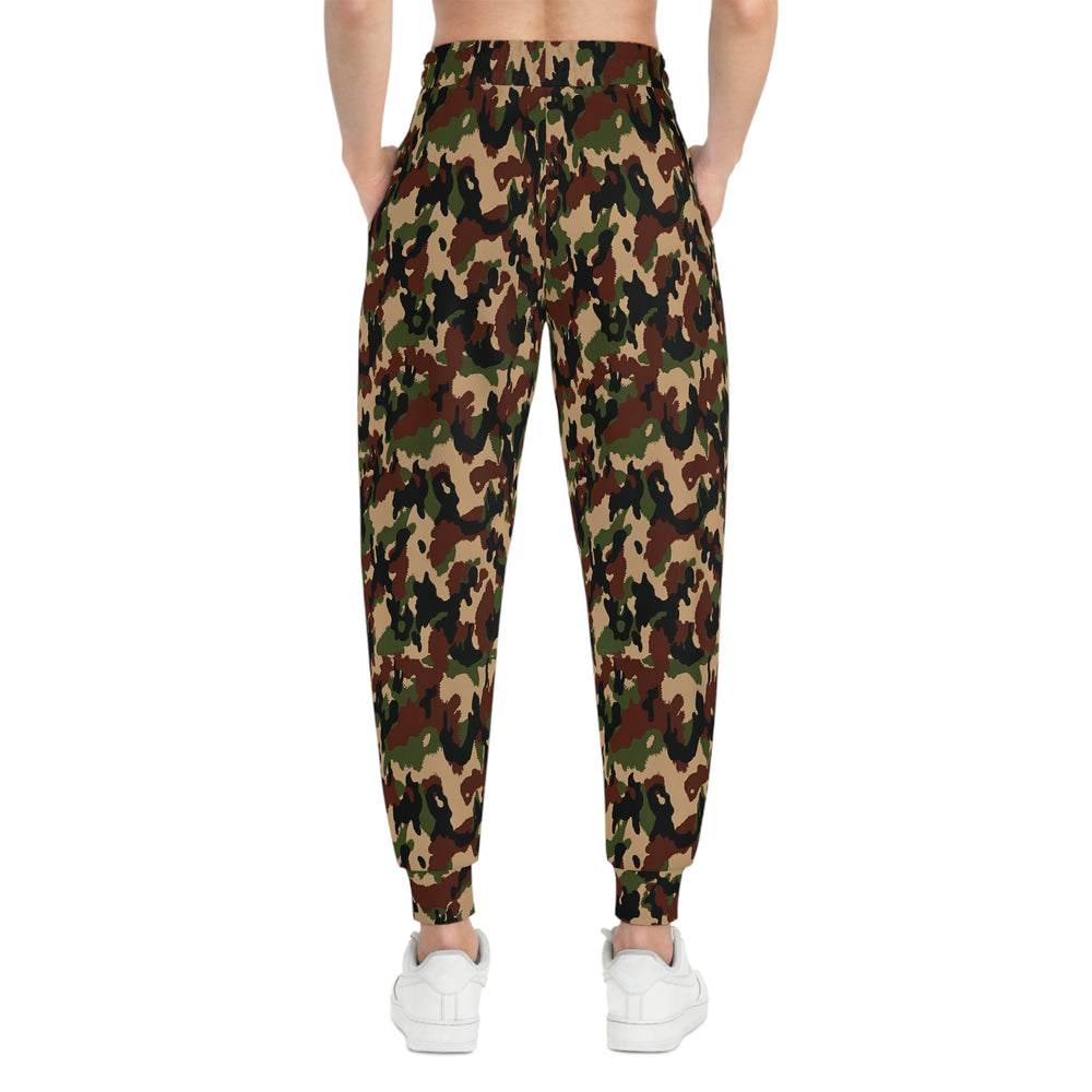 Swiss Taz 90 Woodland Camo Unisex Athletic Joggers - Equippage.com