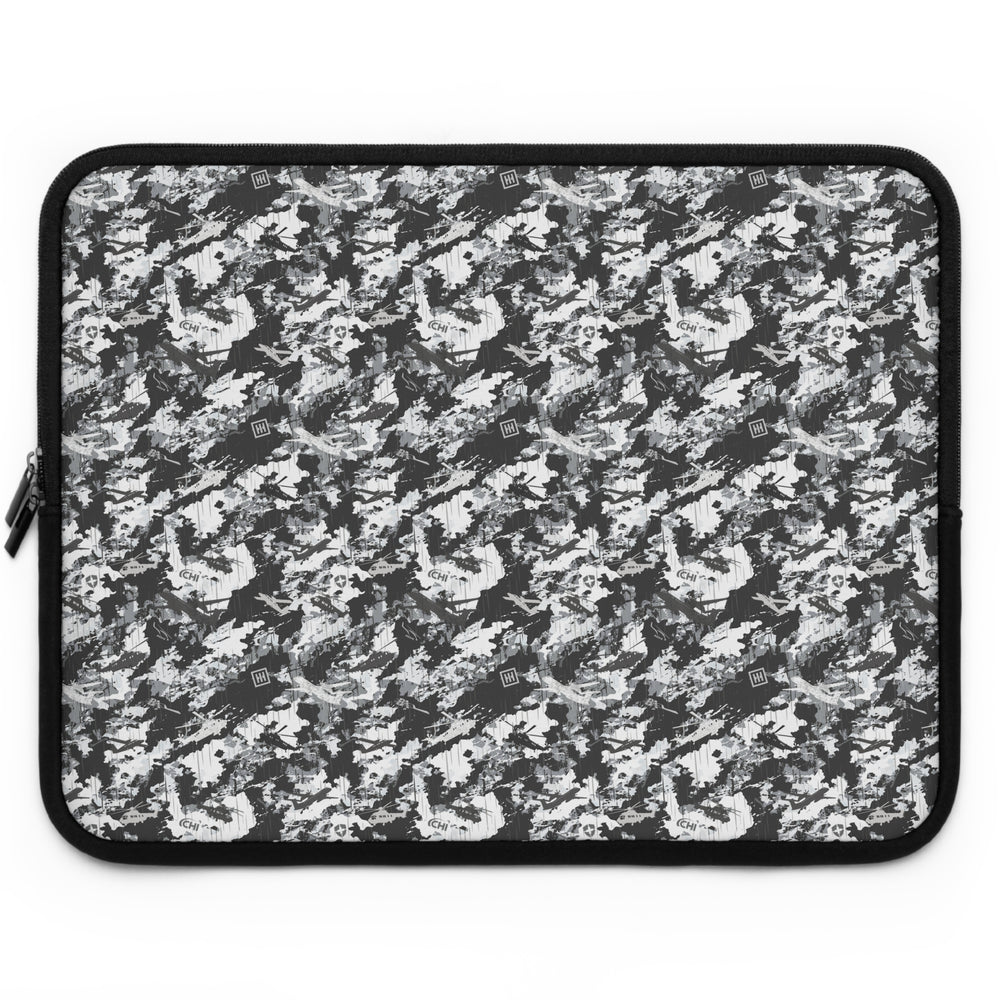 Grey Camo Laptop Sleeve — Protective Neoprene Case for Laptops & Tablets - Equippage.com
