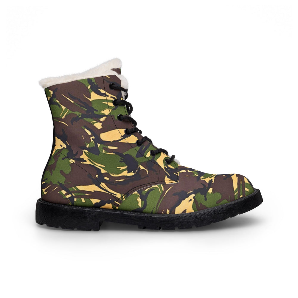 British DPM 95 Camo Men's Fur and Leather Boots