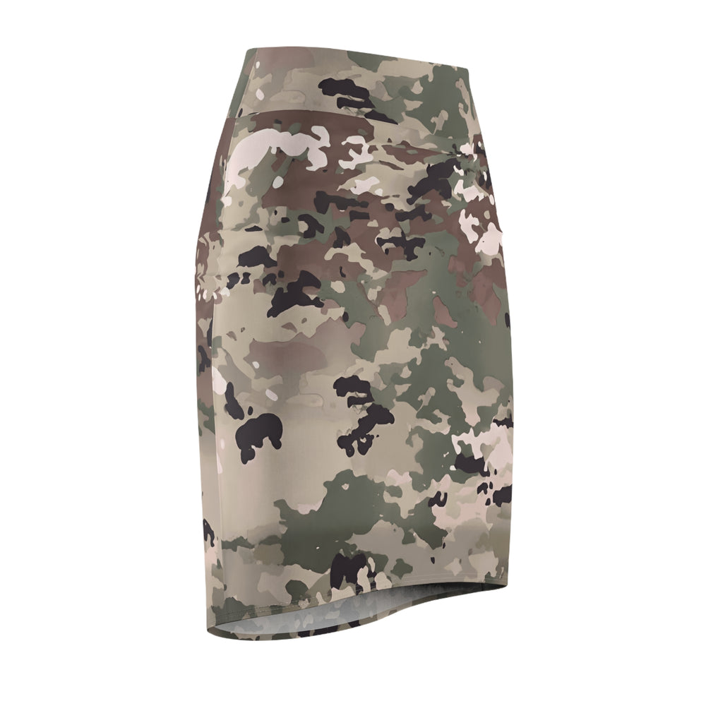 Scorpion W2 Women's Military Print Bodycon Skirt