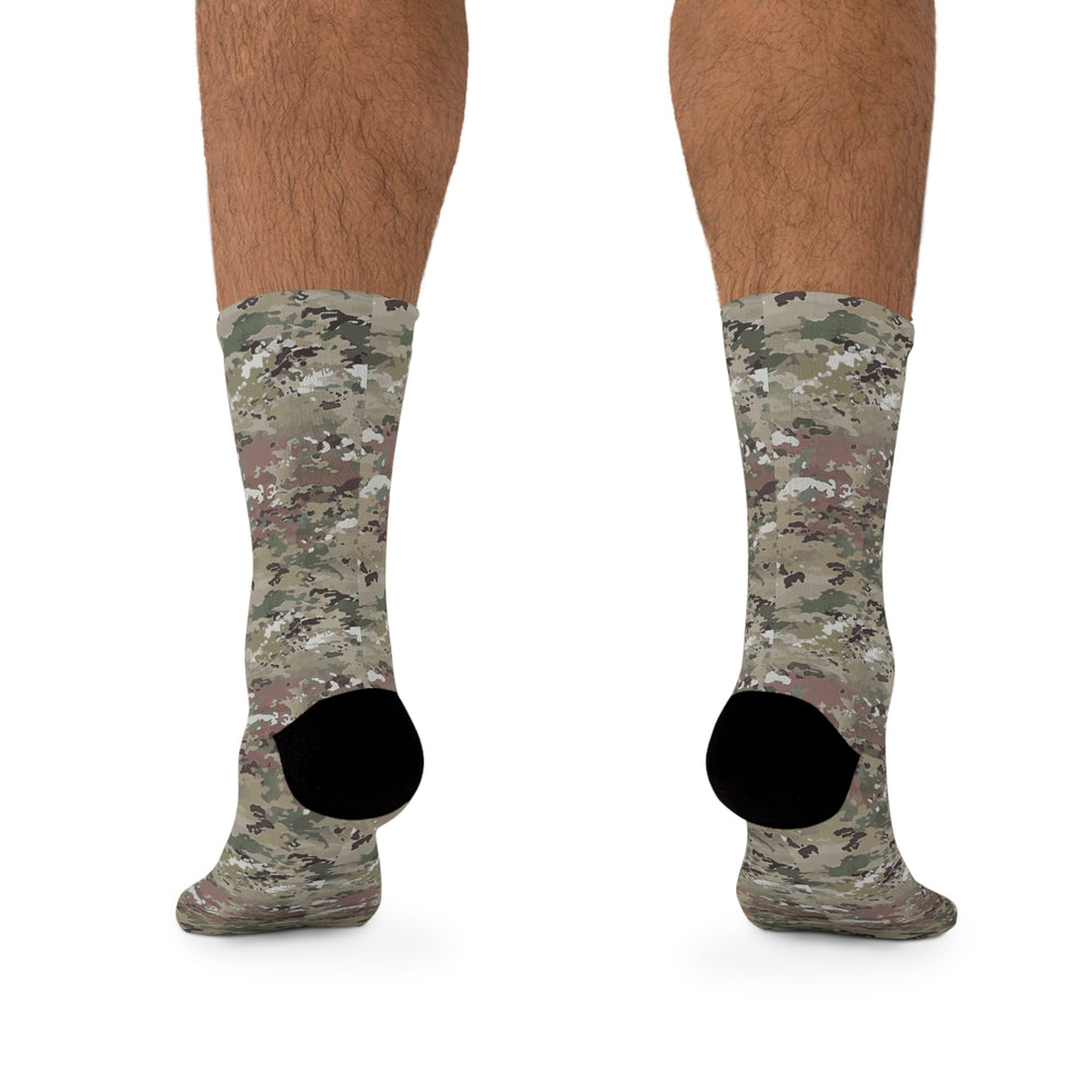 Scorpion Camouflage Recycled Poly Socks  By Equippage.com