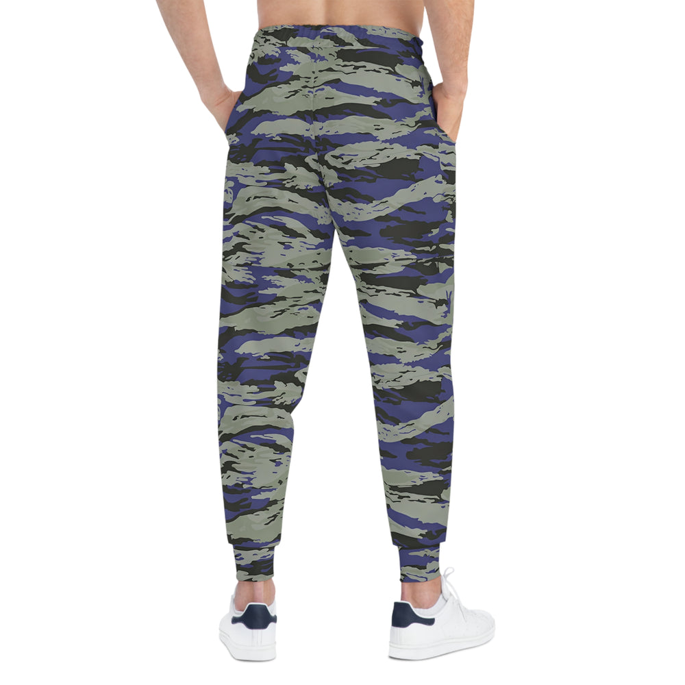 Greek Blue Lizard Camo Unisex Athletic Joggers