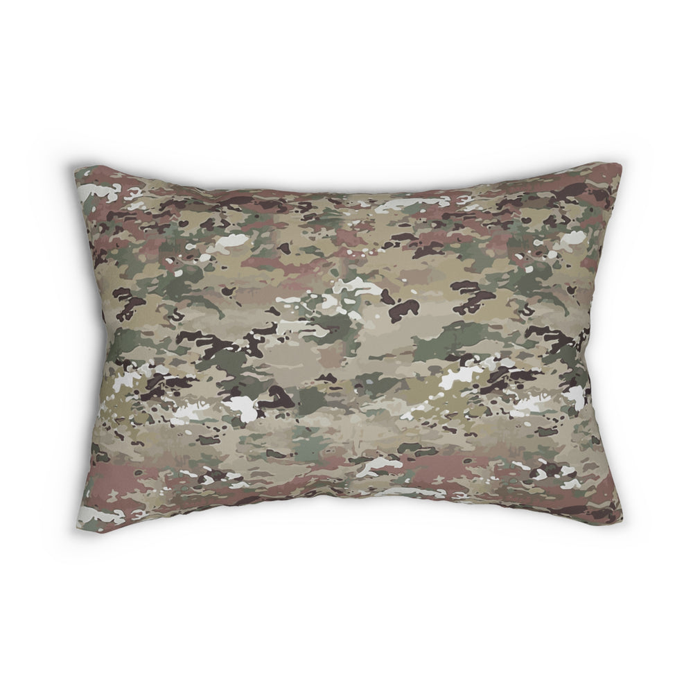 Scorpion Camouflage Spun Polyester Lumbar Pillow By Equippage.com