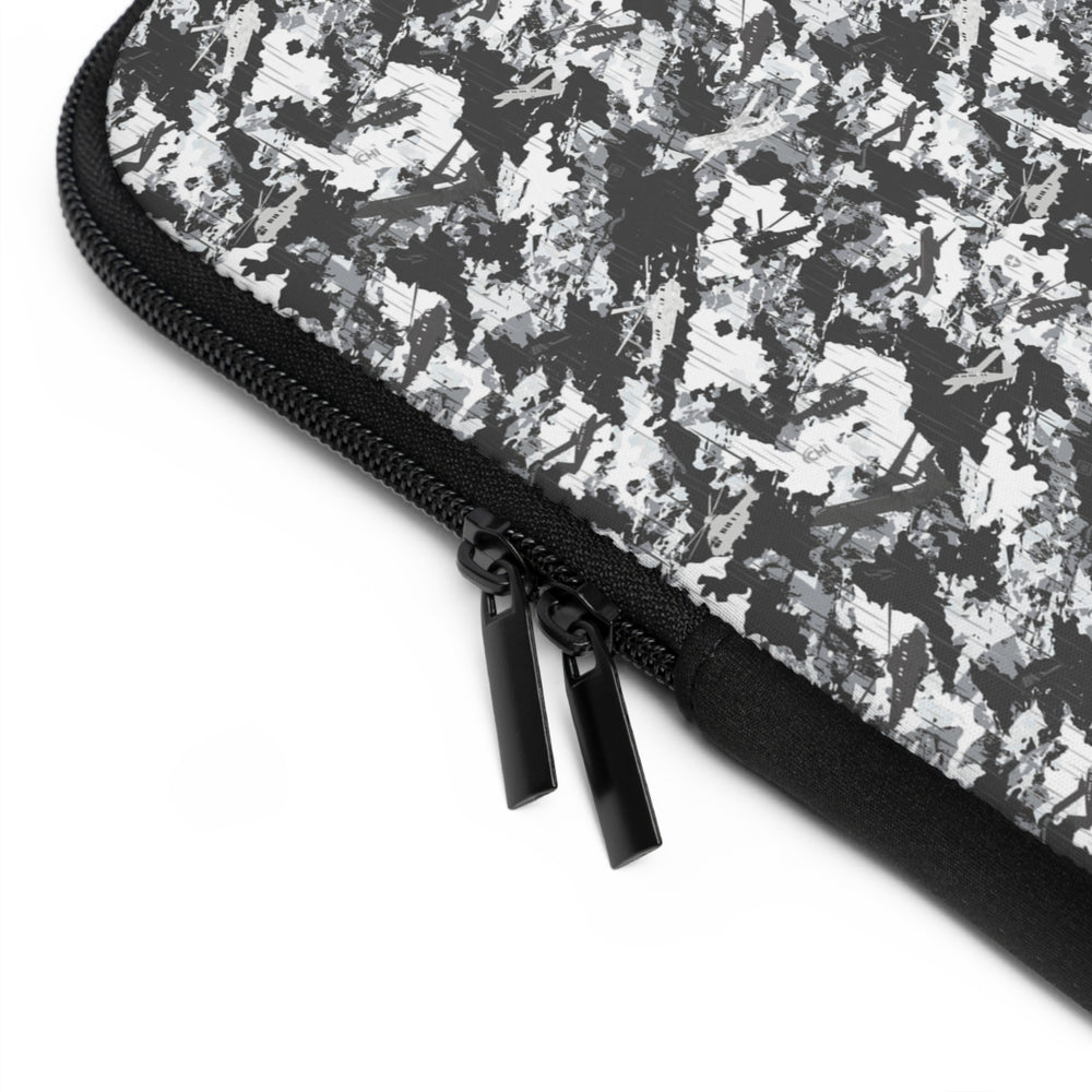 PRESS Camo Laptop Sleeve Padded Grey/Black/White Patterned Protective Case camouflage pattern