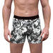 Men's Camo Boxer Briefs — Monochrome Camouflage All-Over Print - Equippage.com