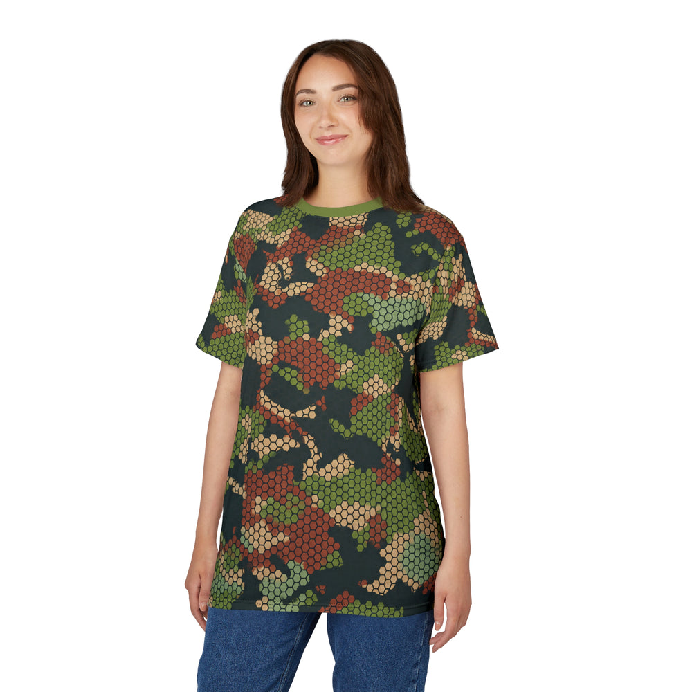 Colombian Chameleon Bicentennial Camo Unisex Cut & Sew Tee