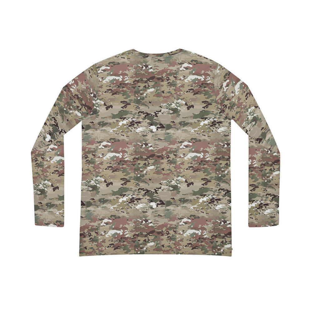 Scorpion Camouflage Women's Long Sleeve V-neck Shirt By Equippage.com