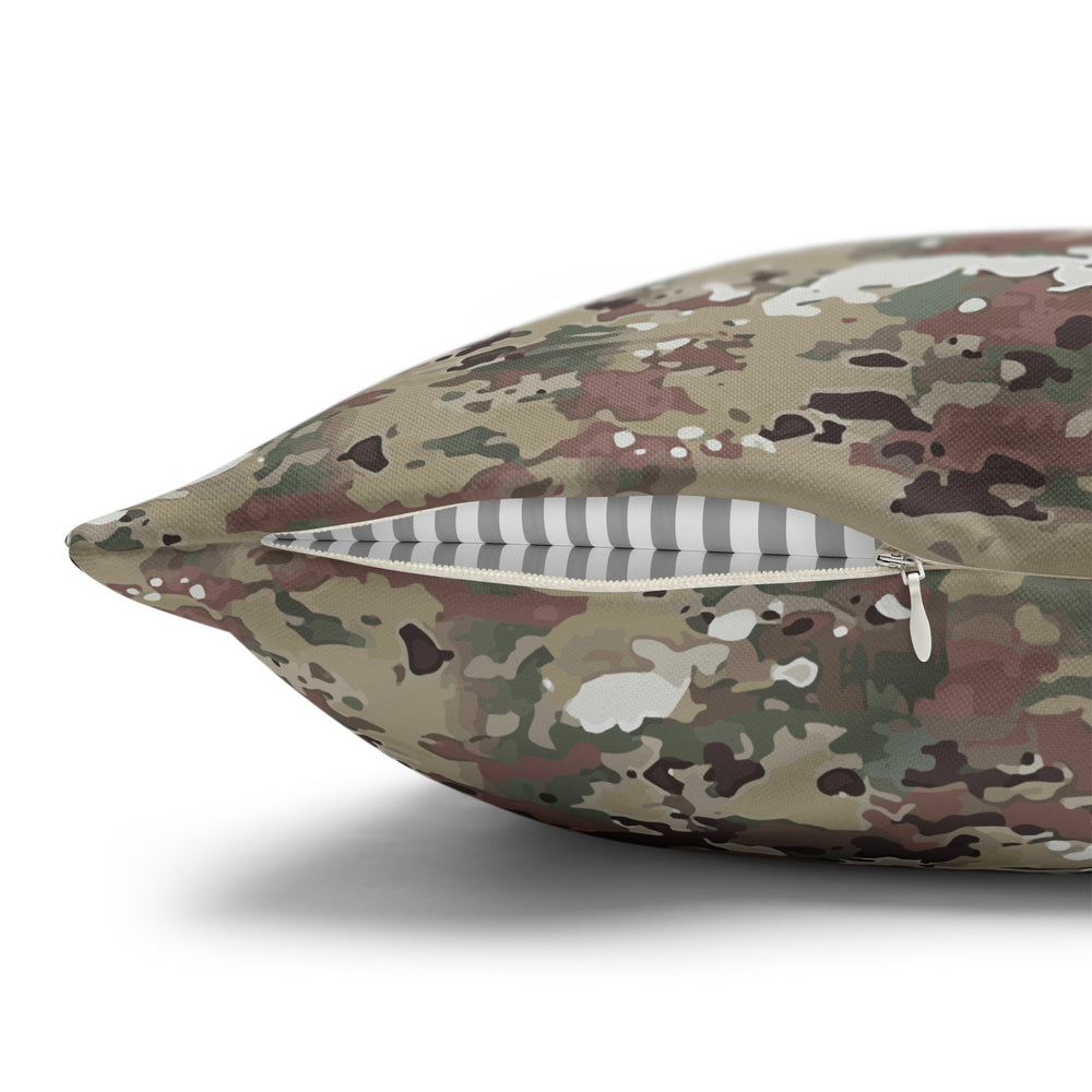 Scorpion Camouflage Square Poly Canvas Pillowcase By Equippage.com