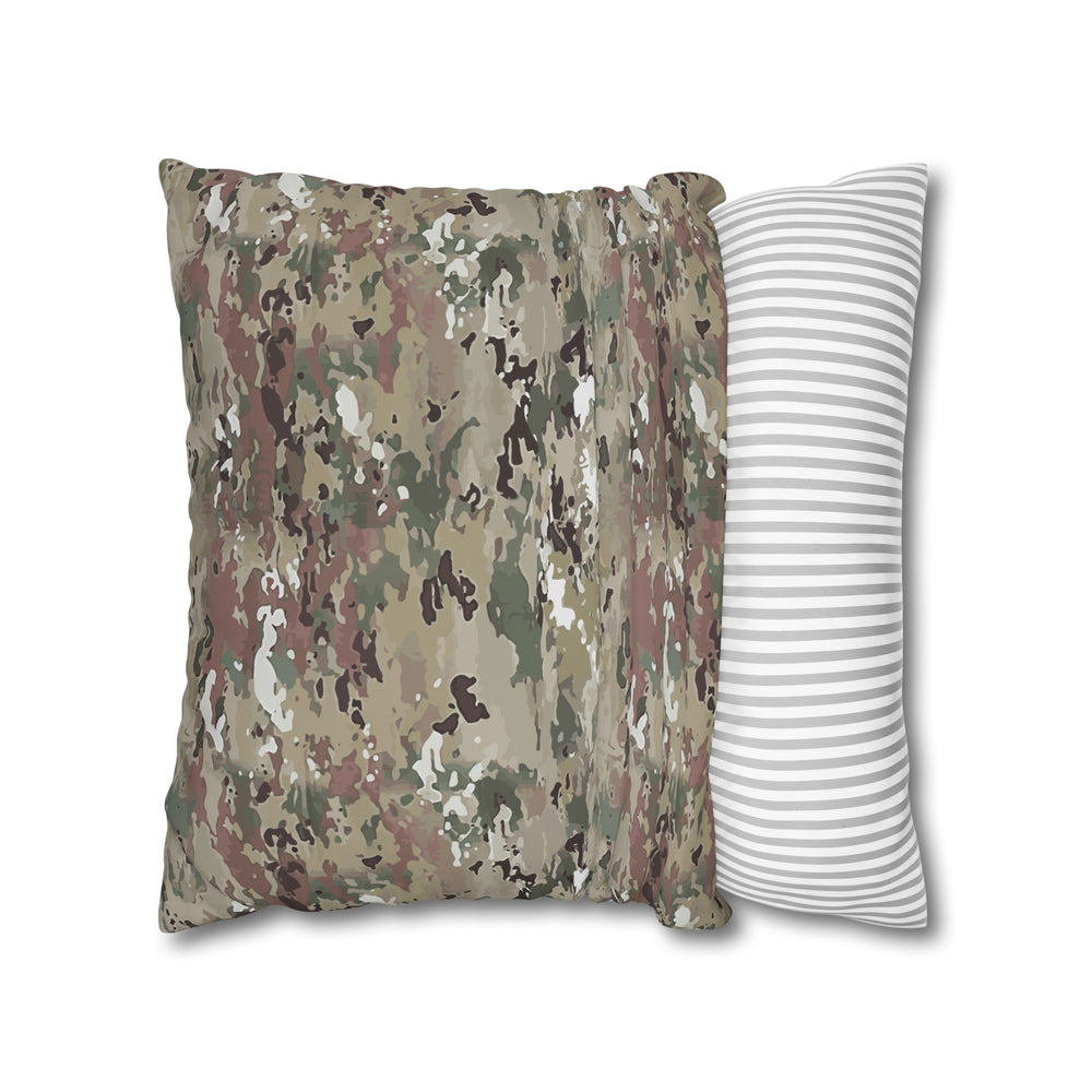 Scorpion Camouflage Square Poly Canvas Pillowcase By Equippage.com