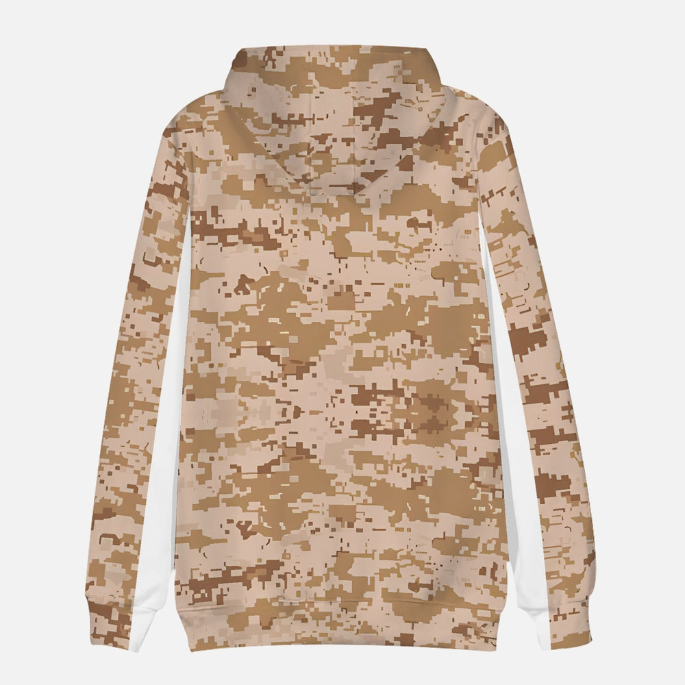 Equippage Desert Camo Round Collar Hoodie