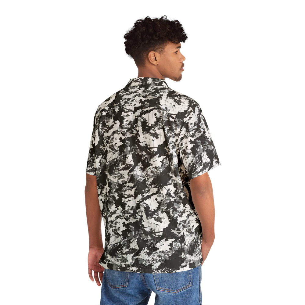 PRESS Camo Hawaiian Shirt Custom Camouflage by Equippage.com