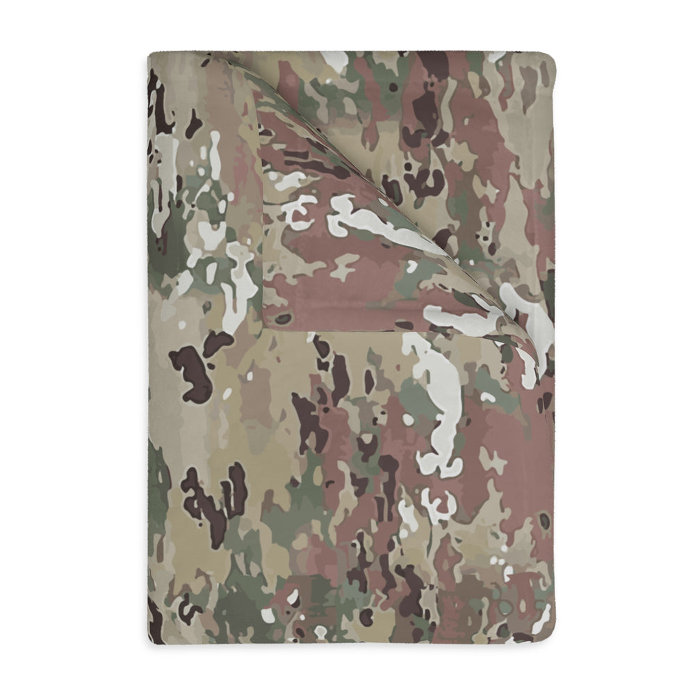 Scorpion Camouflage Velveteen Microfiber Blanket (Two-sided print) By Equippage.com