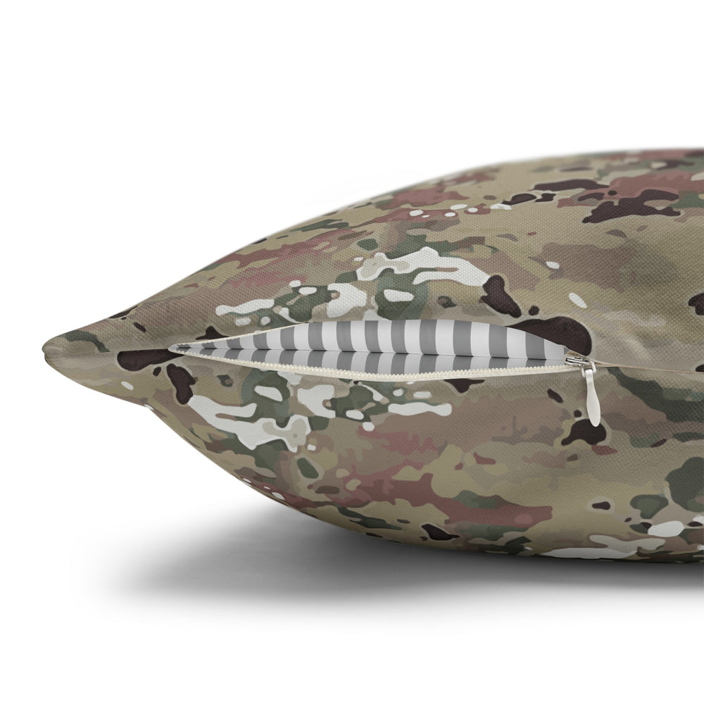 Scorpion Camouflage Square Poly Canvas Pillowcase By Equippage.com