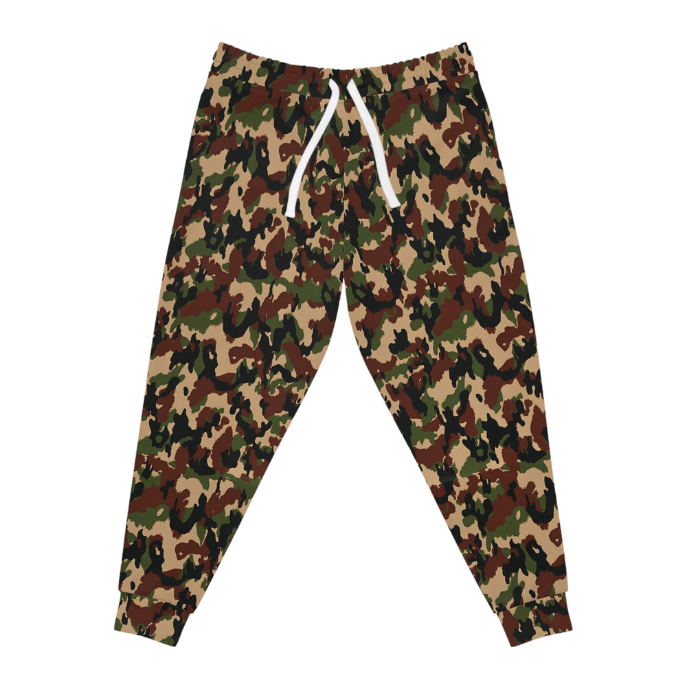 Swiss Taz 90 Woodland Camo Unisex Athletic Joggers - Equippage.com