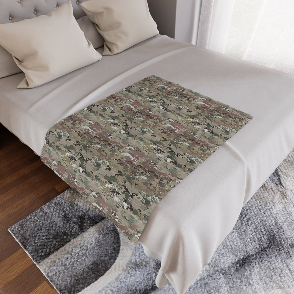 Scorpion Camouflage Microfiber Blanket By Equippage.com