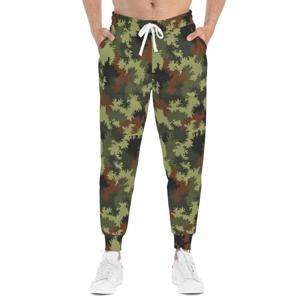 German Sägezahnmuster/Sawtooth Camo Unisex Athletic Joggers