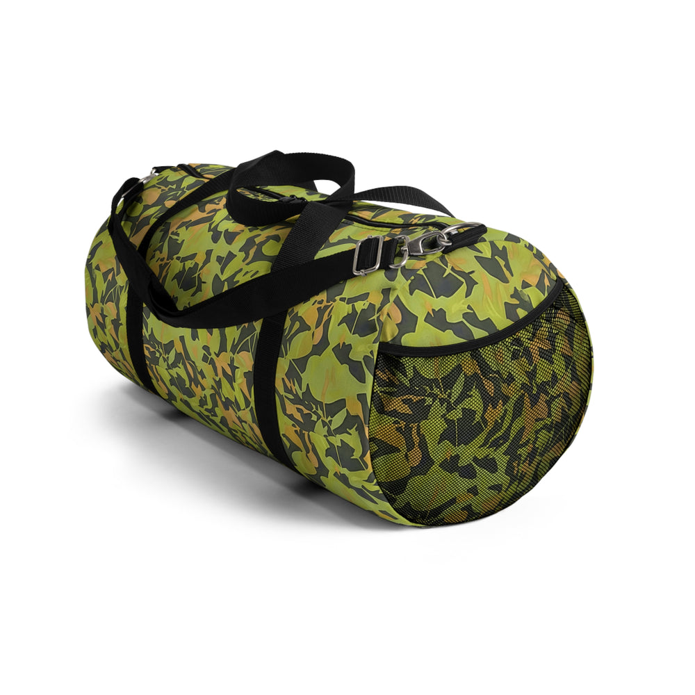 Cuban Elm Leaf Camo Travel Duffel Bag