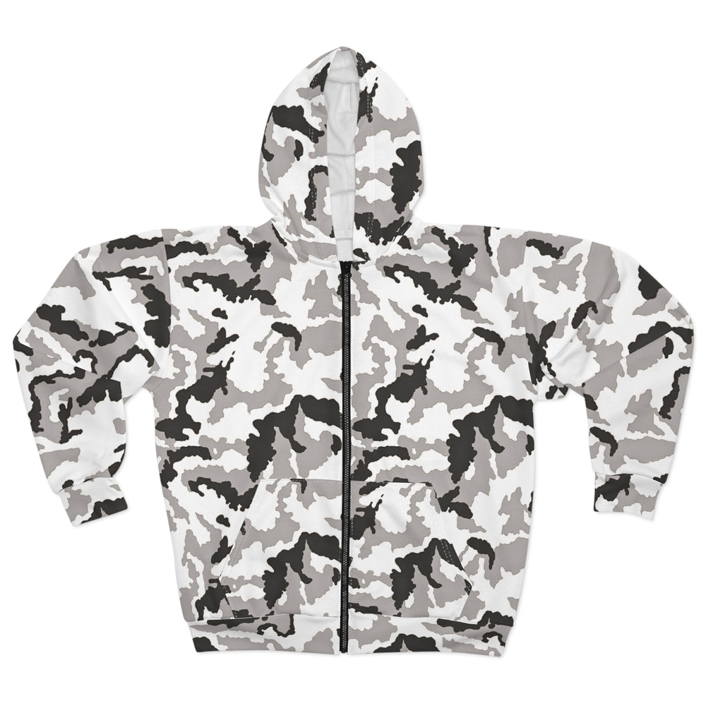 Irish DPM Winter Camo Unisex Zip Hoodie