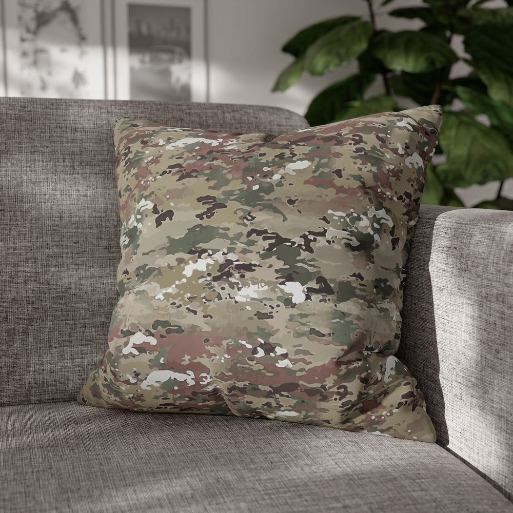 Scorpion Camouflage Square Poly Canvas Pillowcase By Equippage.com