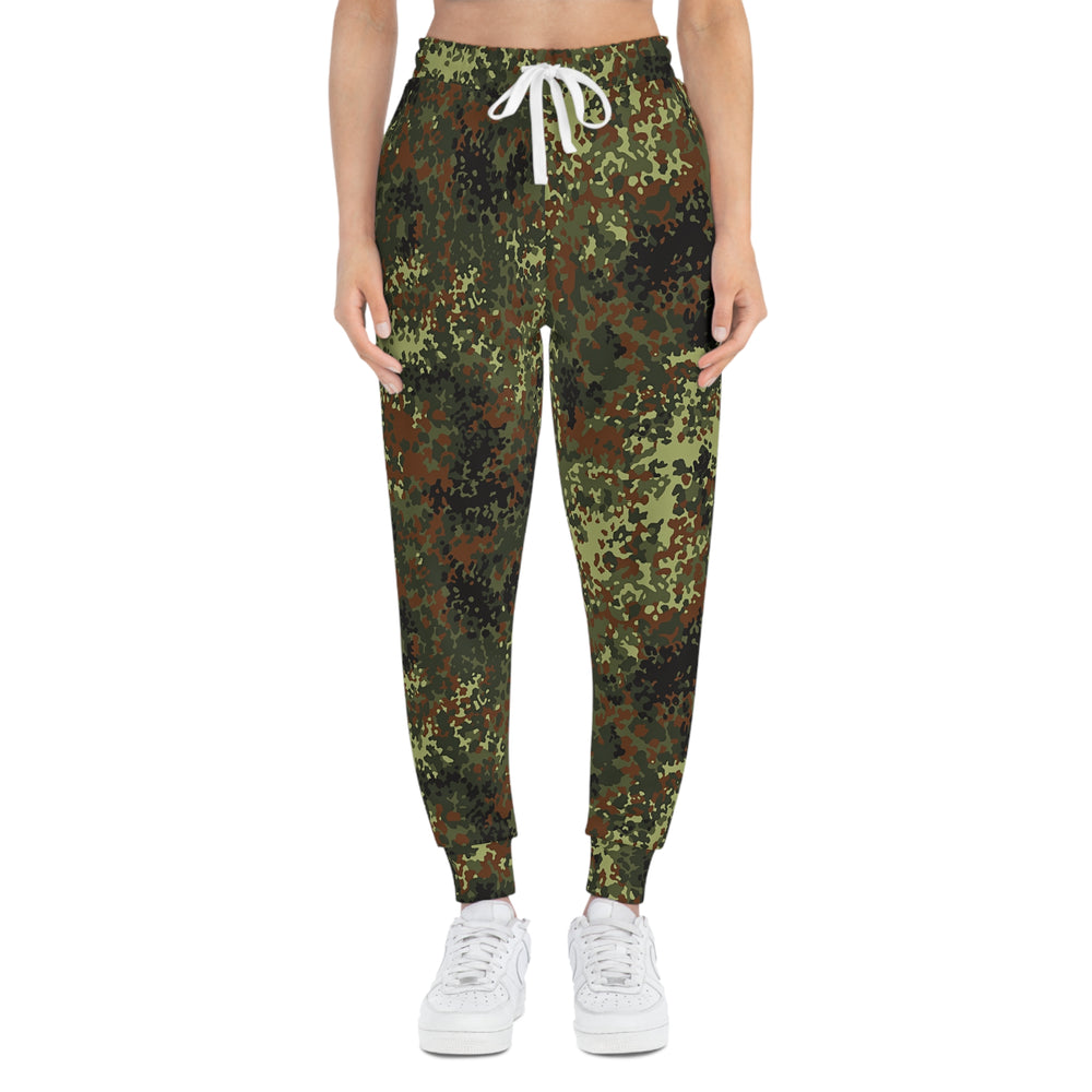 German Flecktarn Camo Unisex Athletic Joggers
