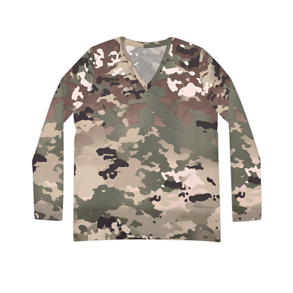 Scorpion W2 OCP Women’s Camo V-Neck Long Sleeve Shirt