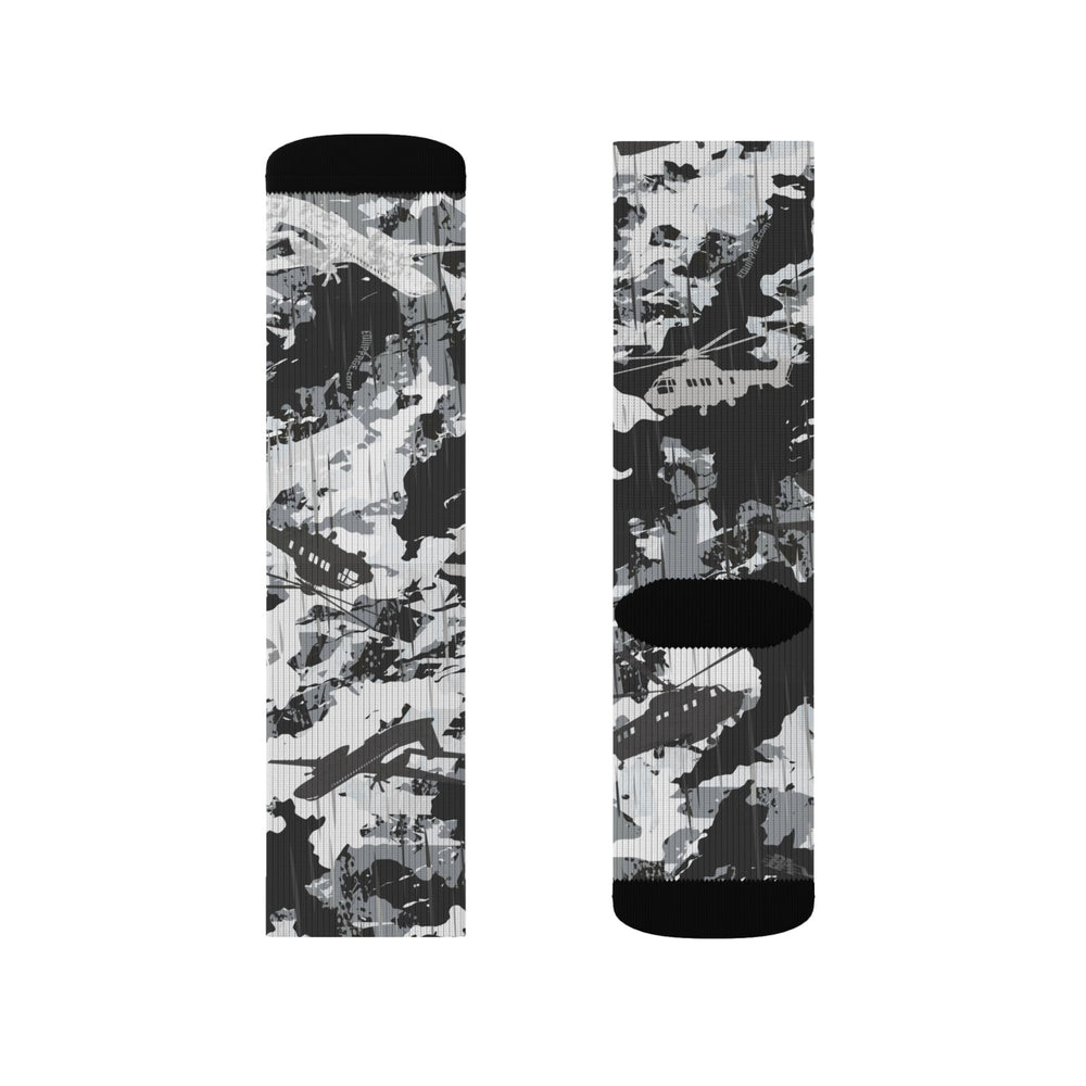 PRESS Camo Custom Pattern Socks — Graphic Socks for Pilots and Aircrew by Equippage.com