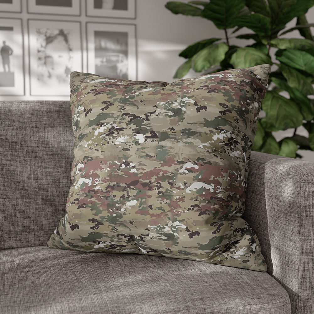 Scorpion Camouflage Square Poly Canvas Pillowcase By Equippage.com