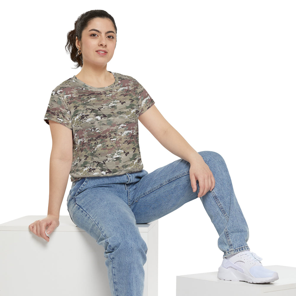 Scorpion Camouflage Women's Short Sleeve Shirt By Equippage.com