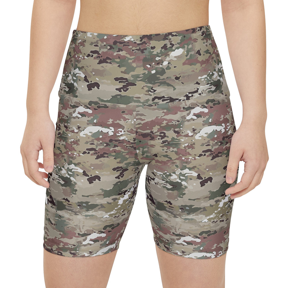 Scorpion Camouflage Women's Workout Shorts By Equippage.com