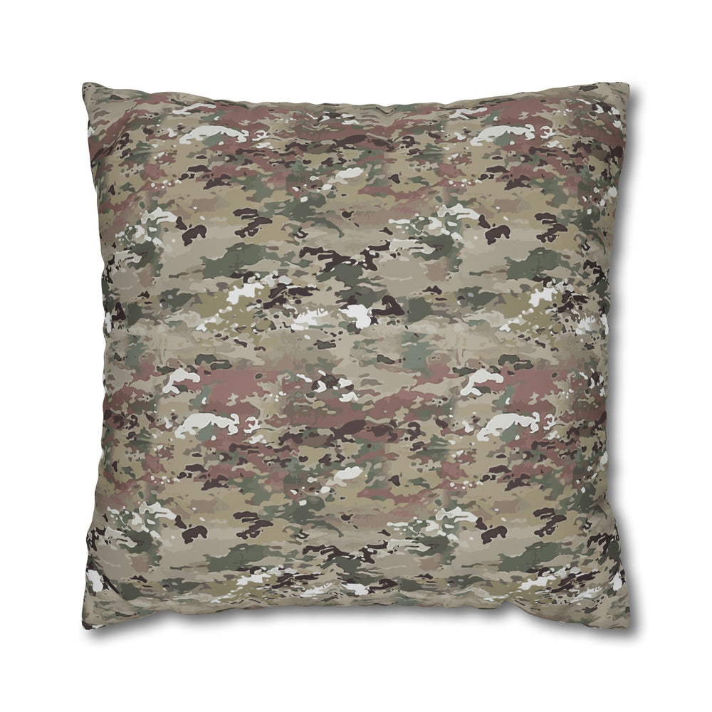 Scorpion Camouflage Square Poly Canvas Pillowcase By Equippage.com