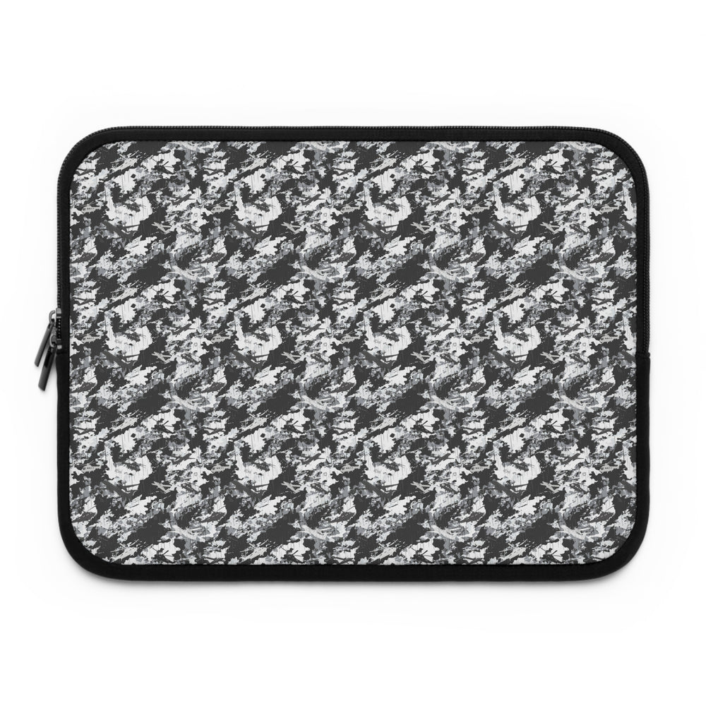 PRESS Camo Laptop Sleeve Padded Grey/Black/White Patterned Protective Case camouflage pattern