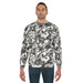 Camo Sweatshirt — Black & White All-Over Print - Equippage.com