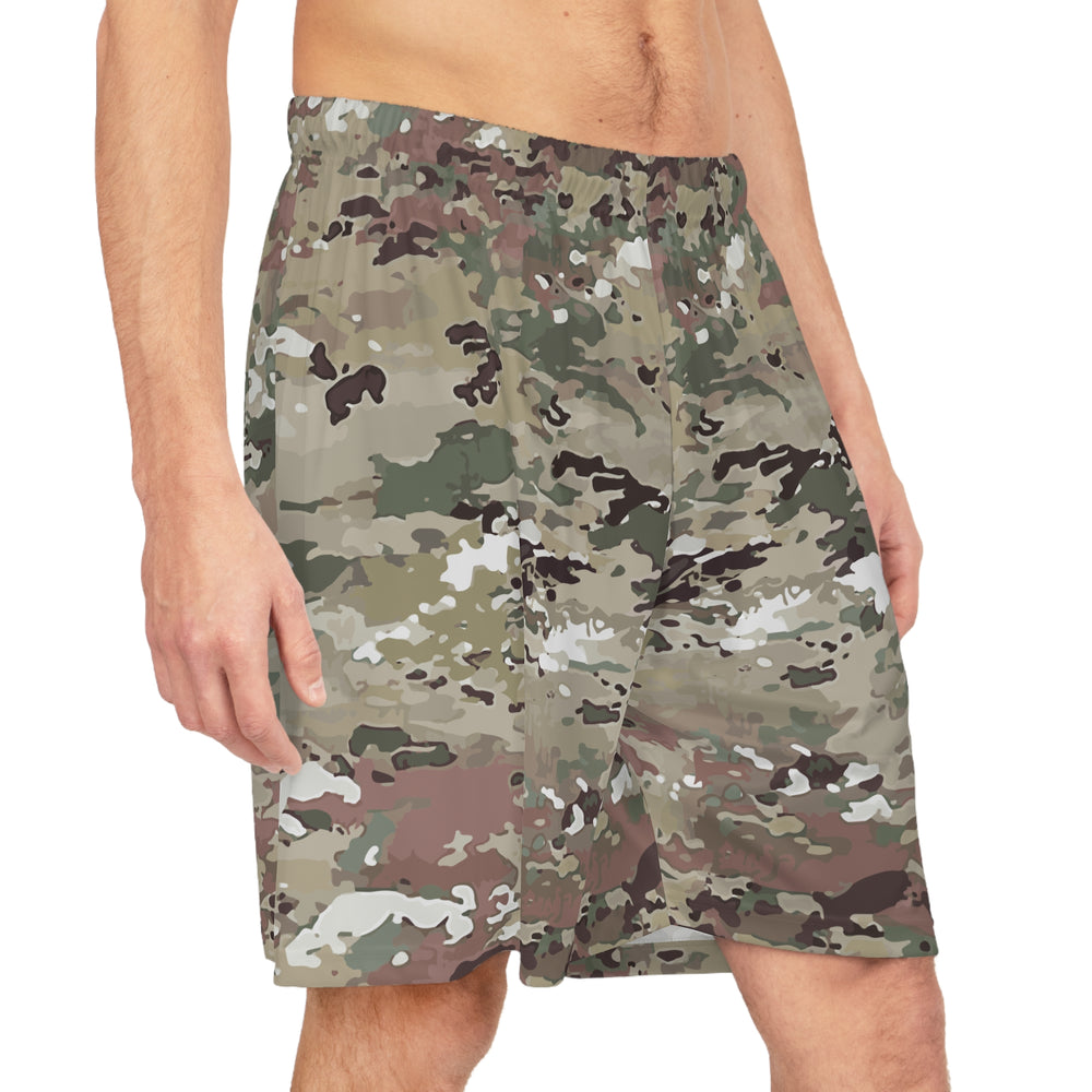 Scorpion Camouflage Basketball Shorts By Equippage.com