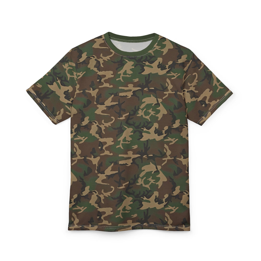 US M81 Woodland Camo Unisex Cut & Sew Tee - Equippage.com