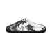 Men's Indoor Slippers — Black & White Urban Camo Comfort Slippers - Equippage.com