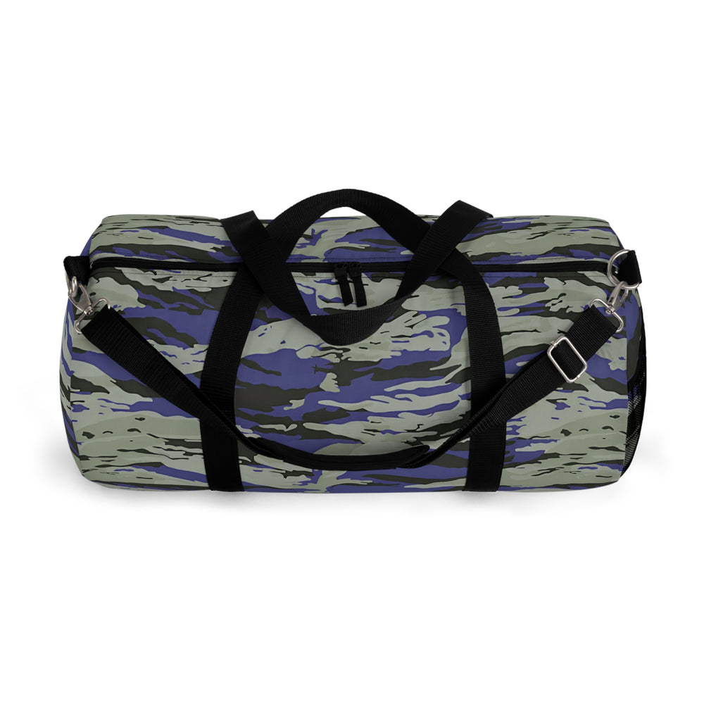 Greek Blue Lizard Camo Travel Duffel Bag