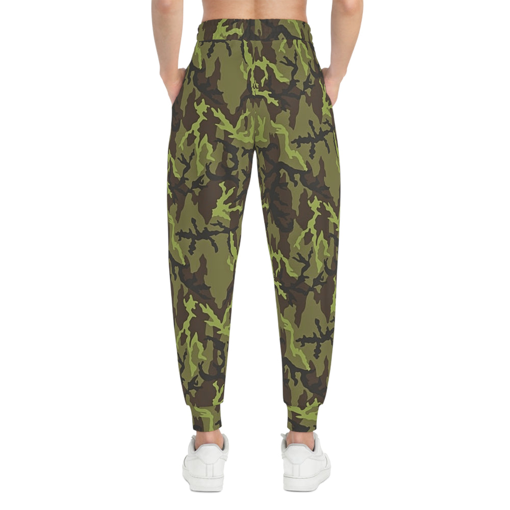 Czech Vz. 95 Leaf Woodland Camo Unisex Athletic Joggers