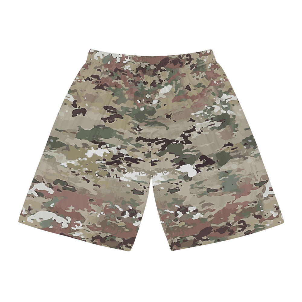 Scorpion Camouflage Basketball Shorts By Equippage.com