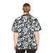 Camo Black & White Football Jersey — All-Over Print Athletic Tee - Equippage.com