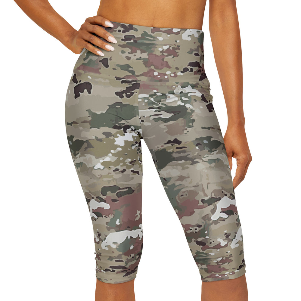 Scorpion Camouflage Yoga Capri Leggings By Equippage.com