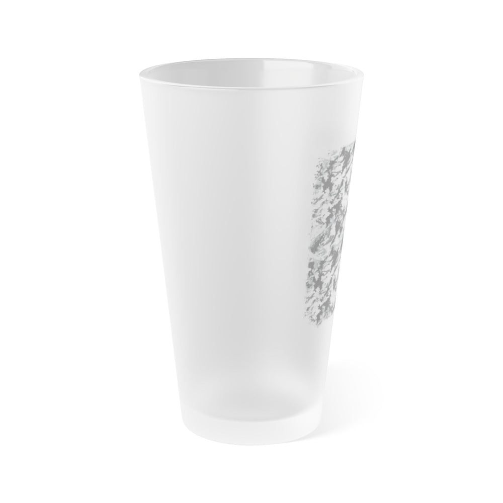 PRESS Camo Frosted Pint Glass – 16oz — PRESS Camouflage Pattern Beer Cup