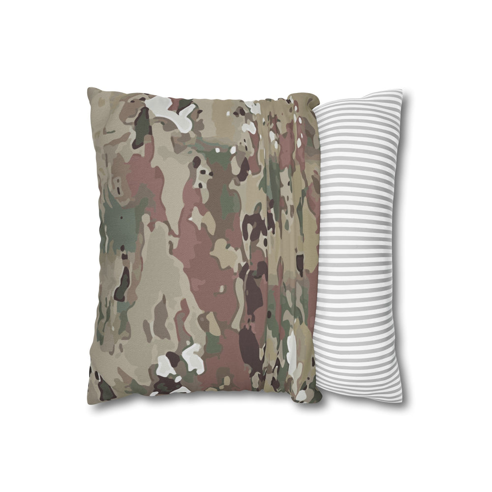 Scorpion Camouflage Spun Polyester Square Pillowcase By Equippage.com