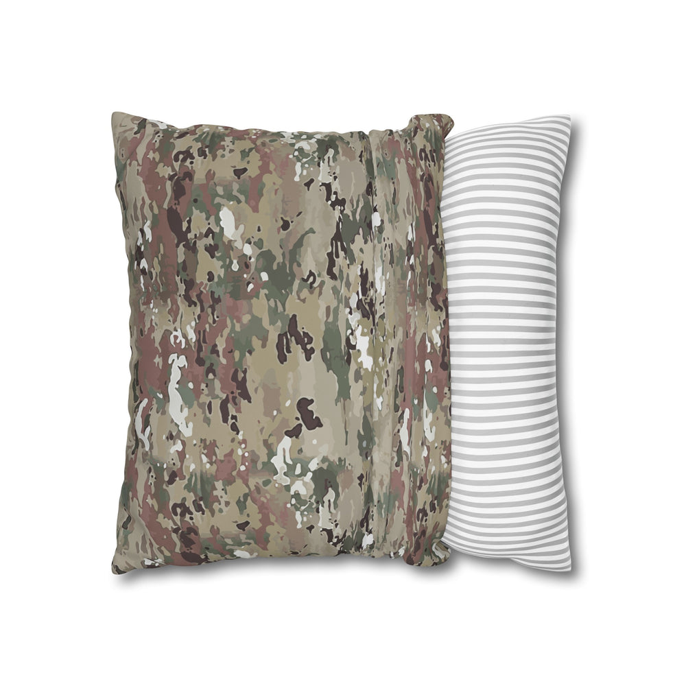 Scorpion Camouflage Square Poly Canvas Pillowcase By Equippage.com