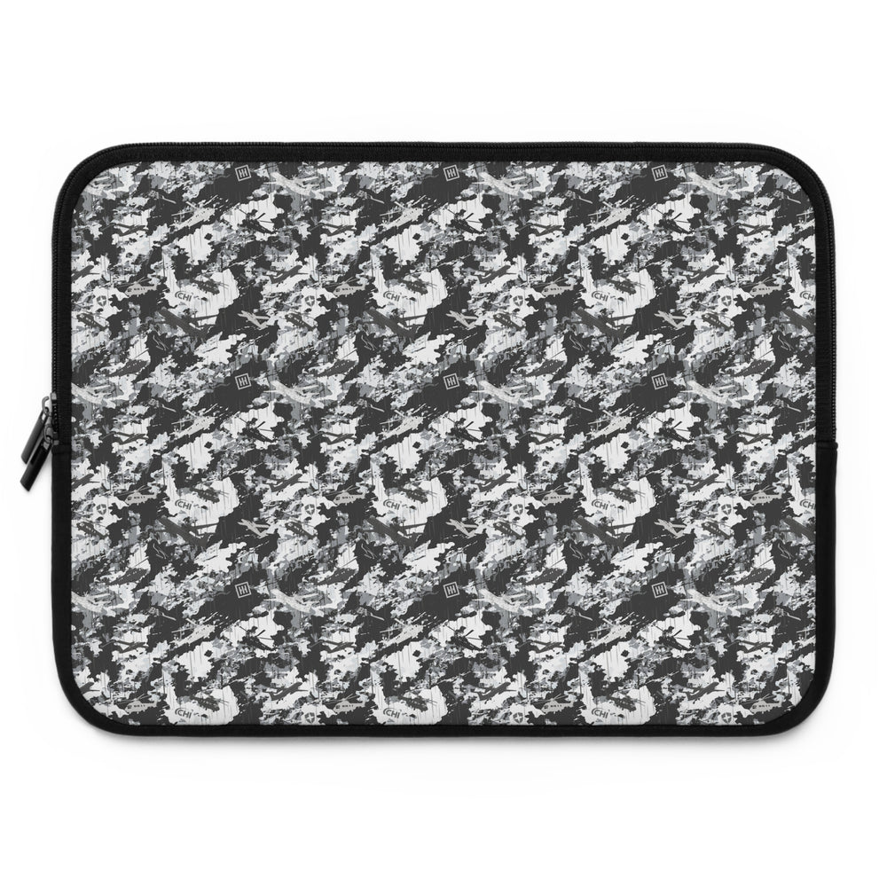 Grey Camo Laptop Sleeve — Protective Neoprene Case for Laptops & Tablets - Equippage.com