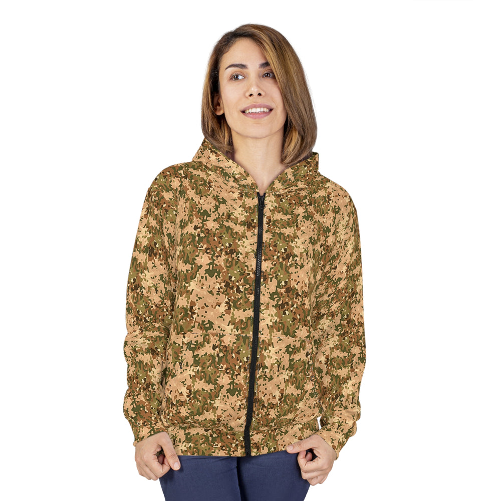 Dutch NFP Tan Camo Unisex Zip Hoodie