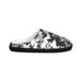 Men's Indoor Slippers — Black & White Urban Camo Comfort Slippers - Equippage.com