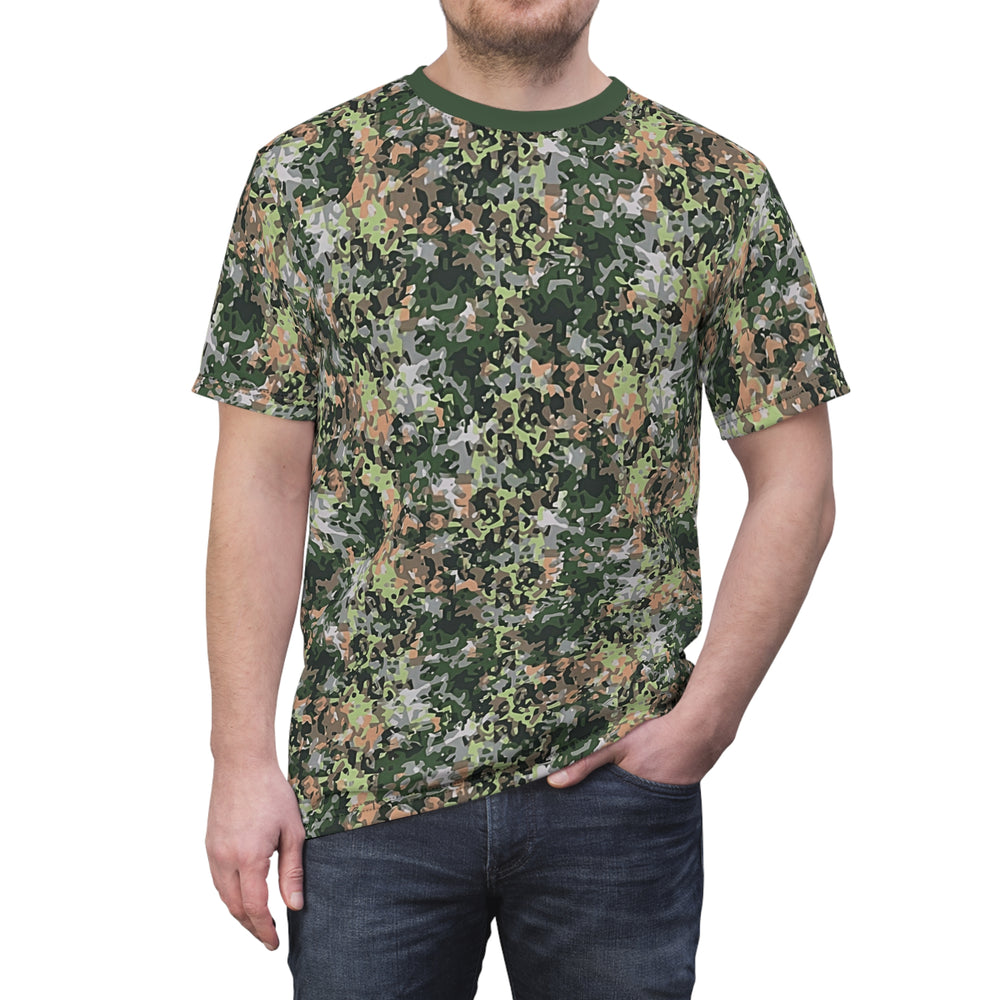 Dutch NFP Green Camo Unisex Cut & Sew Tee